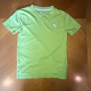 Abercrombie Neon Green Top